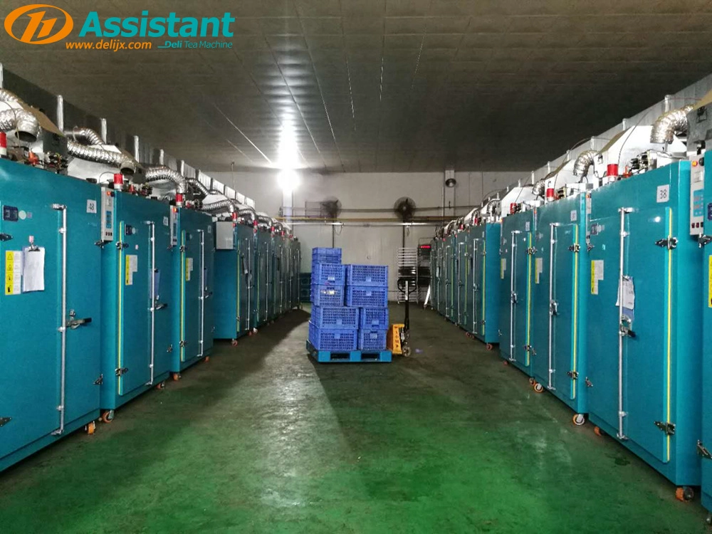 China Gas And Electric Heating Rotary Type 16pcs 120cm trays Drying Dehydrator DL-6CHZ-Q18 manufacturer